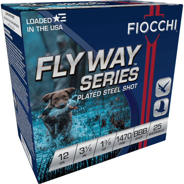 Fiocchi 1235ST3B Speed Steel 12 Gauge 3.5" 1 3/8 oz BBB Shot 25 Bx/ 10 Cs Fiocchi 1235ST3B Speed Steel 12 Gauge 3.5" 1 3/8 oz BBB Shot 25 Bx/ 10 Cs