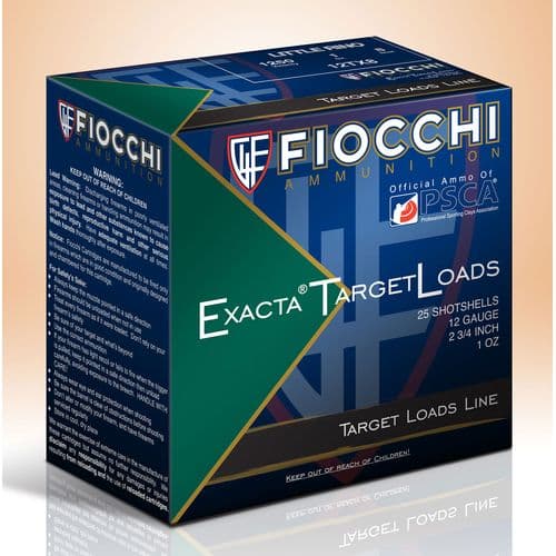 Fiocchi 12TX8 Exacta Target Little Rino 12 Gauge 2.75" 1 oz 8 Shot 25 Bx/ 10 Cs Fiocchi 12TX8 Exacta Target Little Rino 12 Gauge 2.75" 1 oz 8 Shot 25 Bx/ 10 Cs