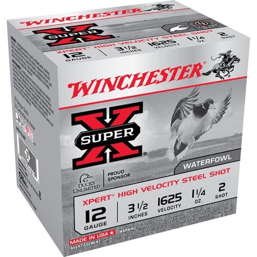 Winchester Ammo WEX12LM2 Super X Xpert High Velocity 12 Gauge 3.50" 1 1/4 oz 2 Shot 25 Bx Winchester Ammo WEX12LM2 Super X Xpert High Velocity 12 Gauge 3.50" 1 1/4 oz 2 Shot 25 Bx