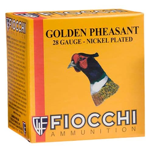 Fiocchi 28GP5 Golden Pheasant 28 Gauge 2.75" 7/8 oz 5 Shot 25 Bx/ 10 Cs Fiocchi 28GP5 Golden Pheasant 28 Gauge 2.75" 7/8 oz 5 Shot 25 Bx/ 10 Cs