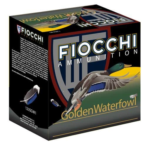 Fiocchi 123SGW1 Golden Waterfowl 12 Gauge 3" 1 1/4 oz 1 Shot 25 Bx/ 10 Cs Fiocchi 123SGW1 Golden Waterfowl 12 Gauge 3" 1 1/4 oz 1 Shot 25 Bx/ 10 Cs