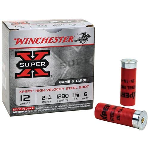 Winchester Ammo WE12GT6 Super X Xpert High Velocity 12 Gauge 2.75" 1 oz 6 Shot 25 Bx/ 10 Cs Winchester Ammo WE12GT6 Super X Xpert High Velocity 12 Gauge 2.75" 1 oz 6 Shot 25 Bx/ 10 Cs