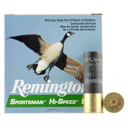 Remington Ammunition 20981 Sportsman 12 Gauge 3" 1 1/8 oz 4 Shot 25 Bx/ 10 Cs Remington Ammunition 20981 Sportsman 12 Gauge 3" 1 1/8 oz 4 Shot 25 Bx/ 10 Cs