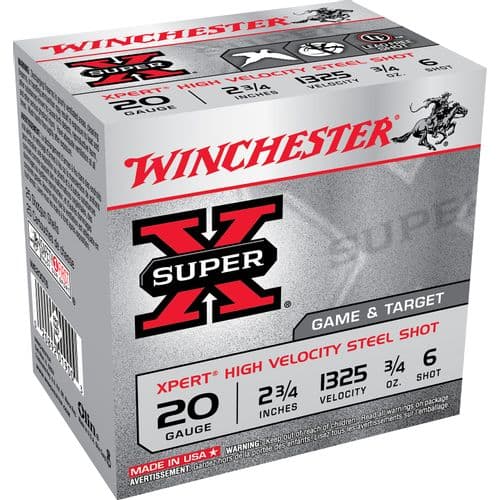 Winchester Ammo WE28GT6 Super X Xpert High Velocity 28 Gauge 2.75" 5/8 oz 6 Shot 25 Bx/ 10 Cs Winchester Ammo WE28GT6 Super X Xpert High Velocity 28 Gauge 2.75" 5/8 oz 6 Shot 25 Bx/ 10 Cs