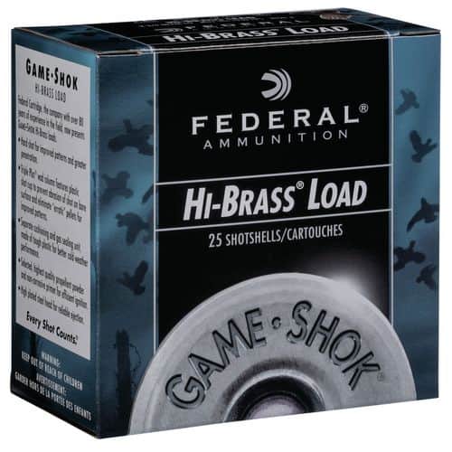 Federal H2046 Game-Shok Upland 20 Gauge 2.75" 1 oz 6 Shot 25 Bx/ 10 Cs Federal H2046 Game-Shok Upland 20 Gauge 2.75" 1 oz 6 Shot 25 Bx/ 10 Cs