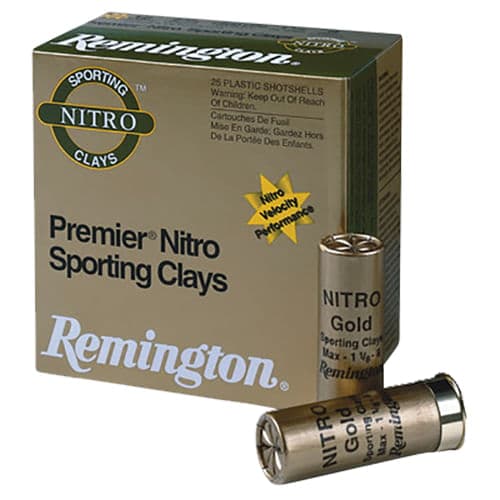 Remington Ammunition 28850 Premier Nitro Sporting Clays 12 Gauge 2.75" 1 oz 7.5 Shot 25 Bx/ 10 Cs Remington Ammunition 28850 Premier Nitro Sporting Clays 12 Gauge 2.75" 1 oz 7.5 Shot 25 Bx/ 10 Cs