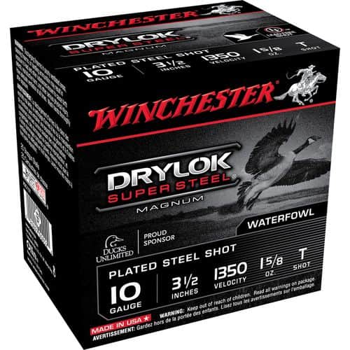 Winchester Ammo XSC10T Drylock Super Steel Magnum 10 Gauge 3.5" 1 5/8 oz T Shot 25 Bx/ 10 Cs Winchester Ammo XSC10T Drylock Super Steel Magnum 10 Gauge 3.5" 1 5/8 oz T Shot 25 Bx/ 10 Cs