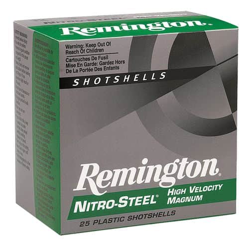 Remington Ammunition 20650 Nitro Steel 12 Gauge 2.75" 1 1/4 oz BB Shot 25 Bx/ 10 Cs Remington Ammunition 20650 Nitro Steel 12 Gauge 2.75" 1 1/4 oz BB Shot 25 Bx/ 10 Cs