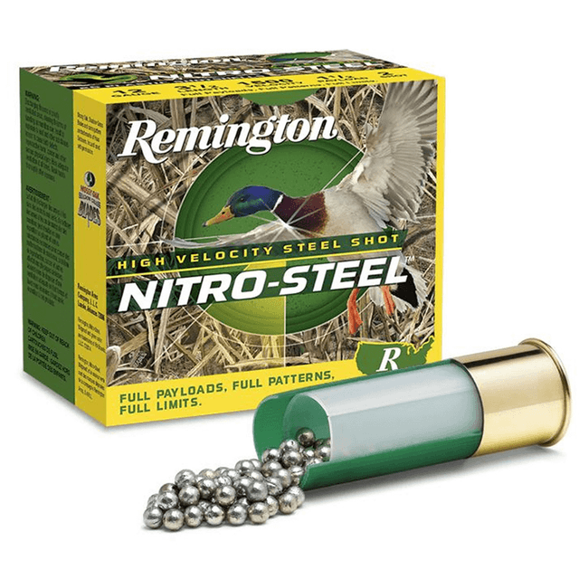 Remington Ammunition 20860 Nitro Steel 12 Gauge 3" 1 3/8 oz 2 Shot Ammo Remington Ammunition 20860 Nitro Steel 12 Gauge 3" 1 3/8 oz 2 Shot Ammo