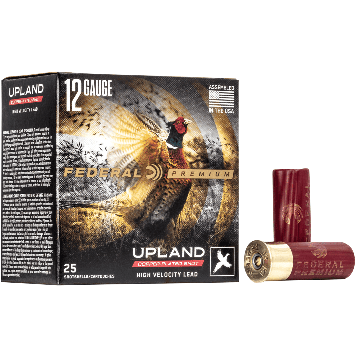 Federal P1284 Premium Wing-Shok High Velocity 12 Gauge 2.75" 1 1/8 oz 4 Shot 25 Per Box Federal P1284 Premium Wing-Shok High Velocity 12 Gauge 2.75" 1 1/8 oz 4 Shot 25 Per Box