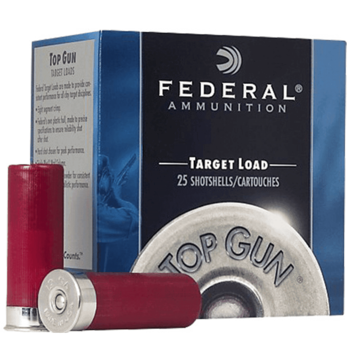 Federal Top Gun 12 Gauge 1 1/8 oz, 25 Per Box - TG1275 Federal Top Gun 12 Gauge 1 1/8 oz, 25 Per Box - TG1275