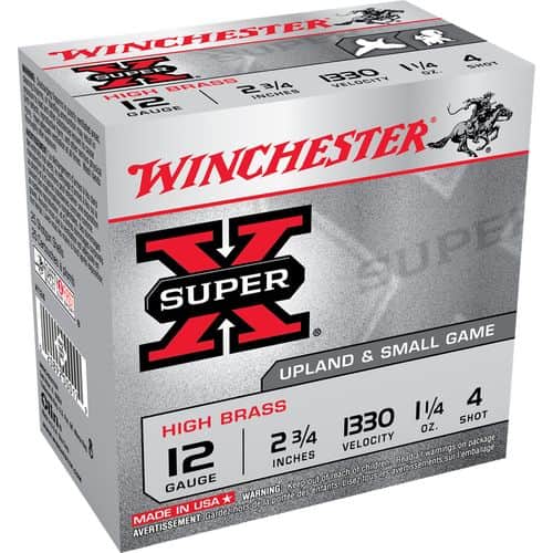 Winchester Ammo X128 Super X High Brass 12 Gauge 2.75" 1 1/4 oz 8 Shot 25 Bx/ 10 Cs Winchester Ammo X128 Super X High Brass 12 Gauge 2.75" 1 1/4 oz 8 Shot 25 Bx/ 10 Cs