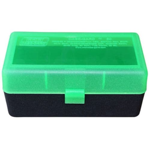 MTM Case-Gard RS-S-50 50 Round Rifle Ammo Box - Green/Black MTM Case-Gard RS-S-50 50 Round Rifle Ammo Box - Green/Black
