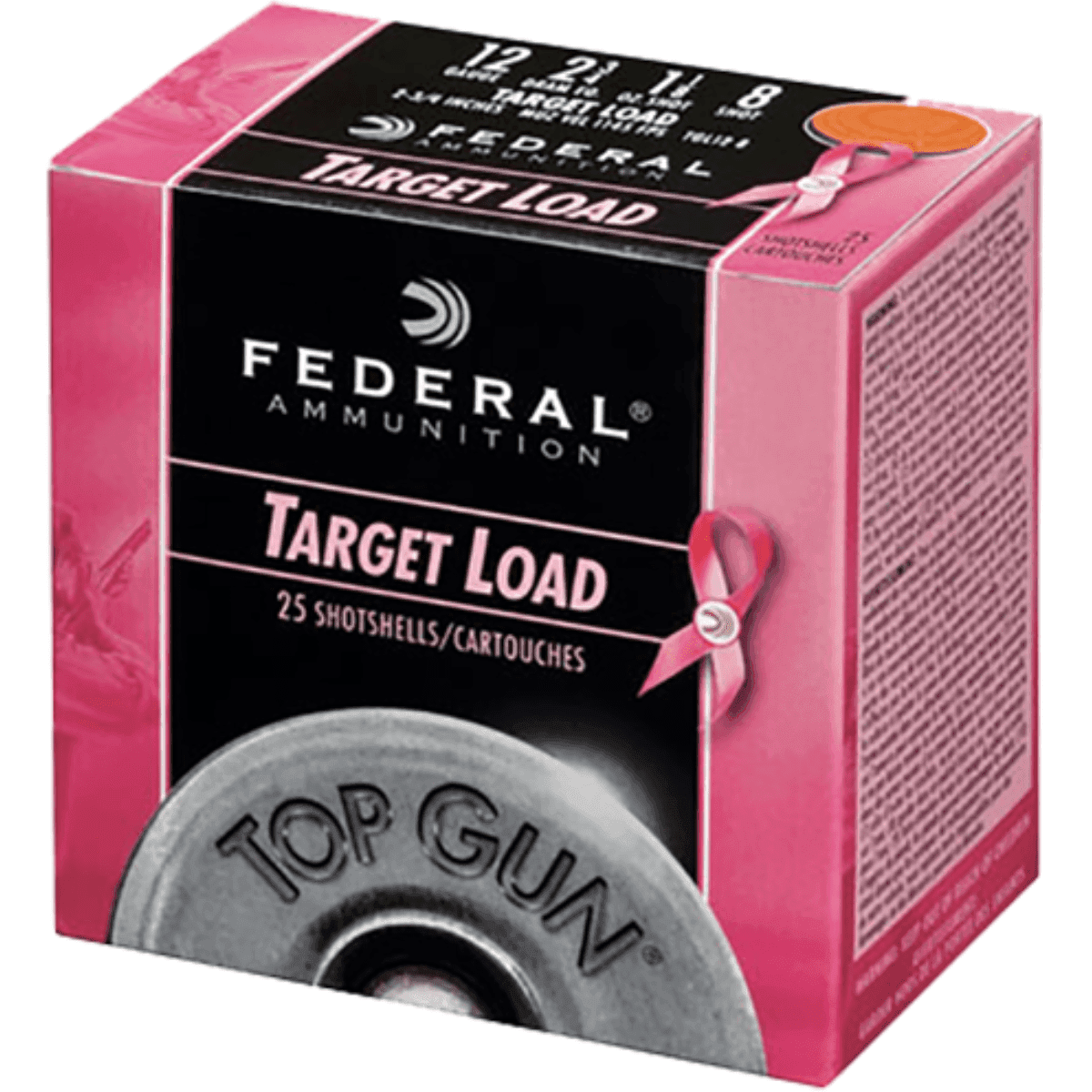 Federal Special Edition Pink Top Gun 12 Gauge 1 1/8 oz, 25 Per Box - TGL12P8 Federal Special Edition Pink Top Gun 12 Gauge 1 1/8 oz, 25 Per Box - TGL12P8