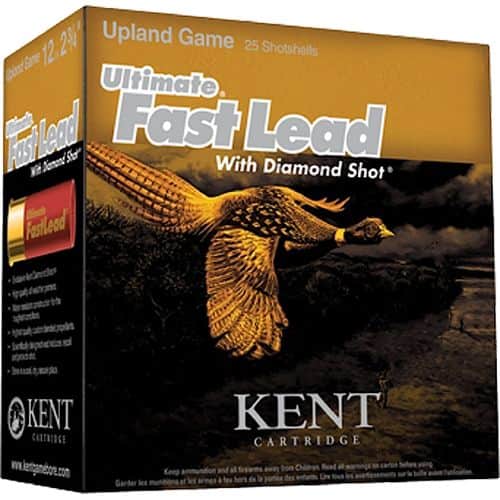Kent Cartridge K122UFL366 Ultimate Fast Lead 12 Gauge 2.75" 1 1/4 oz 6 Shot 25 Bx/ 10 Cs Kent Cartridge K122UFL366 Ultimate Fast Lead 12 Gauge 2.75" 1 1/4 oz 6 Shot 25 Bx/ 10 Cs