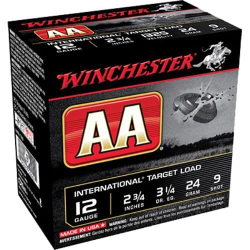 Winchester Ammo AANL129 AA International 12 Gauge 2.75" 7/8 oz 9 Shot 25 Bx/ 10 Cs Winchester Ammo AANL129 AA International 12 Gauge 2.75" 7/8 oz 9 Shot 25 Bx/ 10 Cs