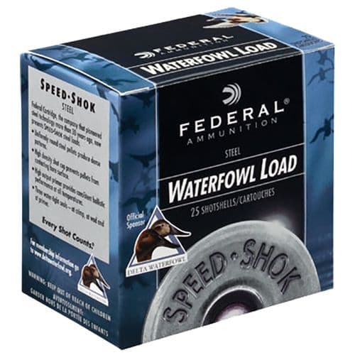 Federal WF1682 Speed-Shok Waterfowl 16 Gauge 2.75" 15/16 oz 2 Shot 25 Bx/ 10 Cs Federal WF1682 Speed-Shok Waterfowl 16 Gauge 2.75" 15/16 oz 2 Shot 25 Bx/ 10 Cs