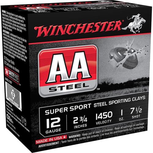 Winchester Ammo AA Super Sport Sporting Clay 12 Gauge 2.75" 1 oz 7.5 Shot - AASCL12S7 Winchester Ammo AA Super Sport Sporting Clay 12 Gauge 2.75" 1 oz 7.5 Shot - AASCL12S7
