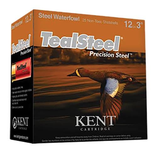 Kent Cartridge KTS123365 Teal Steel Steel Waterfowl 12 ga 3" 1-1/4 oz 5 Shot25Bx Kent Cartridge KTS123365 Teal Steel Steel Waterfowl 12 ga 3" 1-1/4 oz 5 Shot25Bx