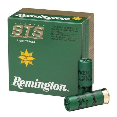 Remington Ammunition 20266 Premier STS Target Load 12 Gauge 2.75" 1 1/8 oz 8 Shot 25 Bx/ 10 Cs Remington Ammunition 20266 Premier STS Target Load 12 Gauge 2.75" 1 1/8 oz 8 Shot 25 Bx/ 10 Cs