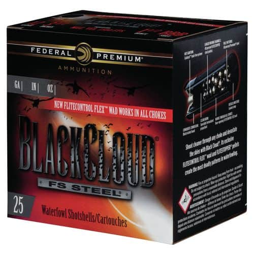 Federal PWBX2091 Black Cloud FS Steel 20 Gauge 3" 1 oz 1 Shot 25 Bx/ 10 Cs Federal PWBX2091 Black Cloud FS Steel 20 Gauge 3" 1 oz 1 Shot 25 Bx/ 10 Cs