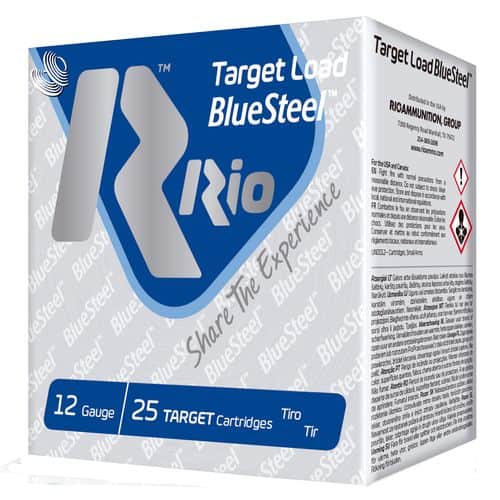 Rio Ammunition TLBS287 Target Load BlueSteel 12 Gauge 2.75" 1 oz 7 Shot 25 Bx/ 10 Cs Rio Ammunition TLBS287 Target Load BlueSteel 12 Gauge 2.75" 1 oz 7 Shot 25 Bx/ 10 Cs