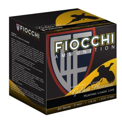 Fiocchi 203GP75 Golden Pheasant 20 Gauge 3" 1 1/4 oz 7.5 Shot 25 Bx/ 10 Cs Fiocchi 203GP75 Golden Pheasant 20 Gauge 3" 1 1/4 oz 7.5 Shot 25 Bx/ 10 Cs