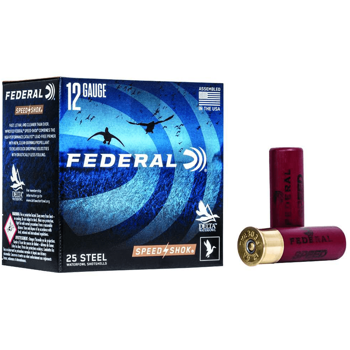 Federal WF1433 Speed-Shok 12 Gauge 3" 1 1/8 oz 3 Shot 25 Per Box Federal WF1433 Speed-Shok 12 Gauge 3" 1 1/8 oz 3 Shot 25 Per Box