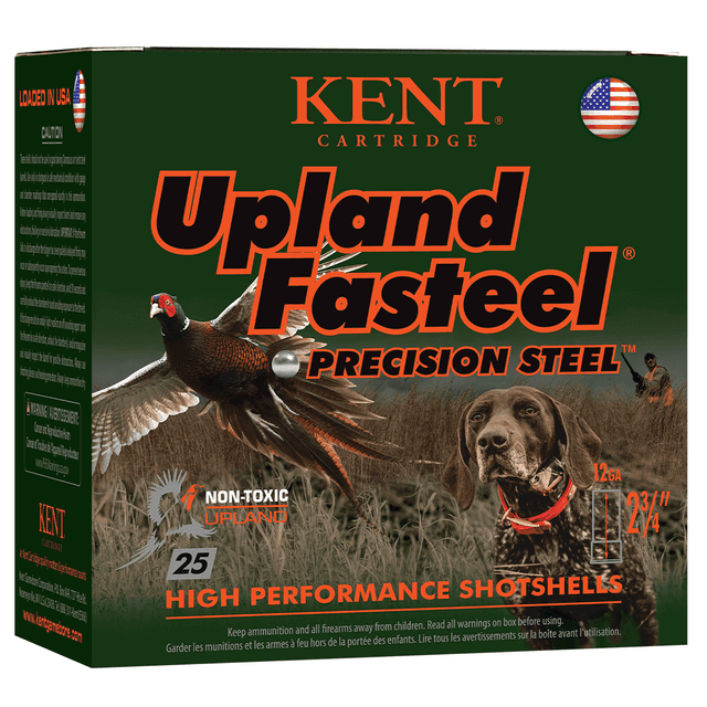 Kent Cartridge K122US326 Fasteel 12 Gauge 2.75" 1 1/8 oz 6 Shot 25 Bx/ 10 Cs Kent Cartridge K122US326 Fasteel 12 Gauge 2.75" 1 1/8 oz 6 Shot 25 Bx/ 10 Cs