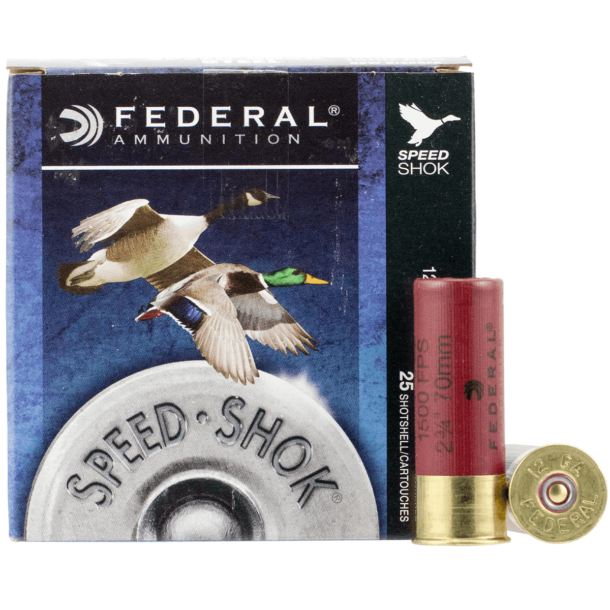 Federal WF1454 Speed-Shok 12 Gauge 2.75" 1 1/8 oz 4 Shot 25 Per Box Federal WF1454 Speed-Shok 12 Gauge 2.75" 1 1/8 oz 4 Shot 25 Per Box