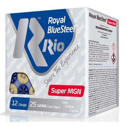 Rio Ammunition Royal BlueSteel Super Magnum 12 Gauge 3.50" 1 3/8 oz BB Shot - RBSSM40BB Rio Ammunition Royal BlueSteel Super Magnum 12 Gauge 3.50" 1 3/8 oz BB Shot - RBSSM40BB