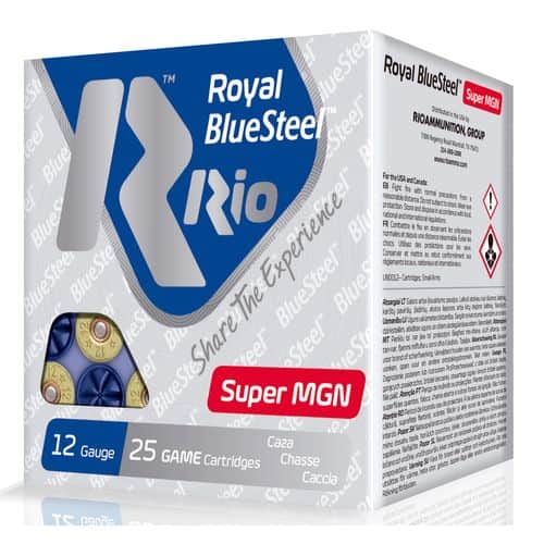 Rio Ammunition Royal BlueSteel Super Magnum 12 Gauge 3.50" 1 3/8 oz BB Shot - RBSSM40BB Rio Ammunition Royal BlueSteel Super Magnum 12 Gauge 3.50" 1 3/8 oz BB Shot - RBSSM40BB