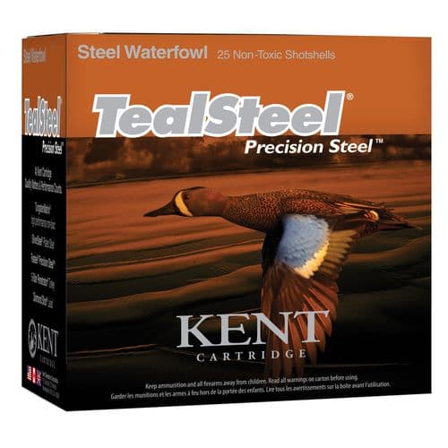 Kent Cartridge KTS123366 Teal Steel 12 Gauge 3" 1-1/4 oz 6 Shot 25 Bx/ 10 Cs Kent Cartridge KTS123366 Teal Steel 12 Gauge 3" 1-1/4 oz 6 Shot 25 Bx/ 10 Cs