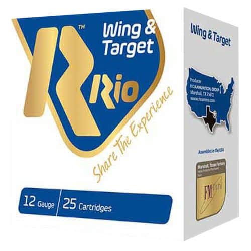Rio Ammunition WT2875 Wing & Target 12 Gauge 2.75" 1 oz 7.5 Shot 25 Bx/ 10 Cs Rio Ammunition WT2875 Wing & Target 12 Gauge 2.75" 1 oz 7.5 Shot 25 Bx/ 10 Cs