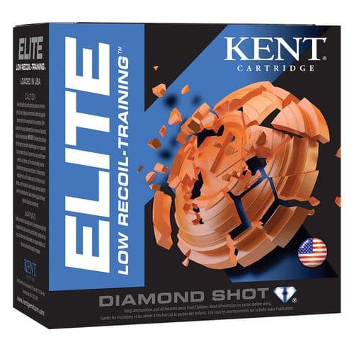 Kent Cartridge E12L248 Elite Low Recoil/Training 12 Gauge 2.75" 7/8 oz 8 Shot 25 Bx/ 10 Cs Kent Cartridge E12L248 Elite Low Recoil/Training 12 Gauge 2.75" 7/8 oz 8 Shot 25 Bx/ 10 Cs