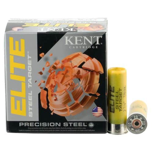 Kent Cartridge E20ST247 Elite Steel Target 20 Gauge 2.75" 7/8 oz 7 Shot 25 Bx/ 10 Cs Kent Cartridge E20ST247 Elite Steel Target 20 Gauge 2.75" 7/8 oz 7 Shot 25 Bx/ 10 Cs