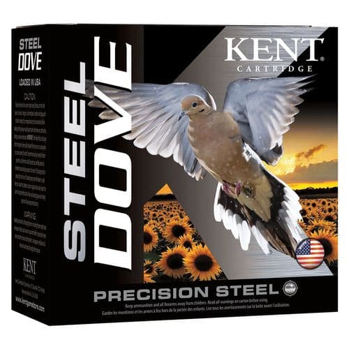 Kent Cartridge K20SD246 Steel Dove 20 Gauge 2.75" 7/8 oz 6 Shot 25 Bx/ 10 Cs Kent Cartridge K20SD246 Steel Dove 20 Gauge 2.75" 7/8 oz 6 Shot 25 Bx/ 10 Cs