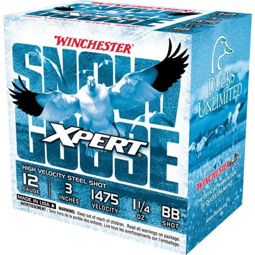 Winchester Ammo WXS123BB Xpert Snow Goose High Velocity 12 Gauge 3" 1 1/4 oz BB Shot 25 Bx/ 10 Cs Winchester Ammo WXS123BB Xpert Snow Goose High Velocity 12 Gauge 3" 1 1/4 oz BB Shot 25 Bx/ 10 Cs