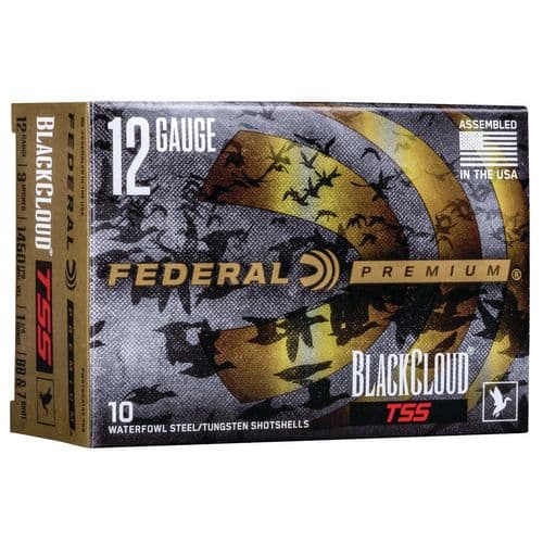 Federal PWBTSSX1427B Black Cloud TSS 12 Gauge 3" 1 1/4 oz 7/BB Shot 10 Bx/ 10 Cs Federal PWBTSSX1427B Black Cloud TSS 12 Gauge 3" 1 1/4 oz 7/BB Shot 10 Bx/ 10 Cs