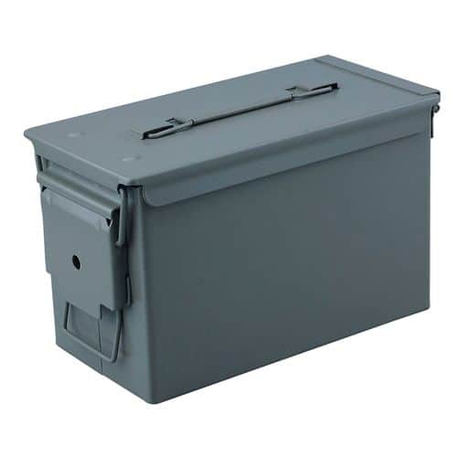 Reliant 10105 Ammo Can 50 Cal Green Metal 11.87" x 6.12" x 7.50" (Empty Can) Reliant 10105 Ammo Can 50 Cal Green Metal 11.87" x 6.12" x 7.50" (Empty Can)