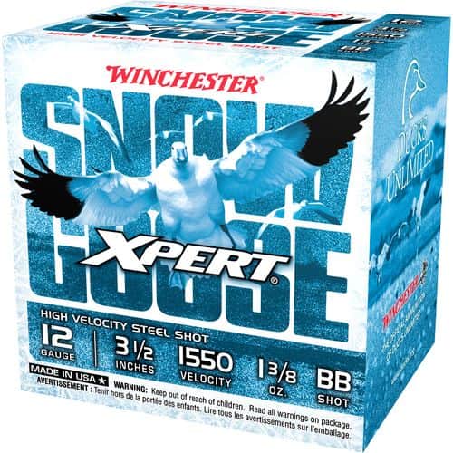 Winchester Ammo WXS12LBB Xpert Snow Goose High Velocity 12 Gauge 3.50" 1 3/8 oz BB Shot 25 Bx/ 10 Cs Winchester Ammo WXS12LBB Xpert Snow Goose High Velocity 12 Gauge 3.50" 1 3/8 oz BB Shot 25 Bx/ 10 Cs