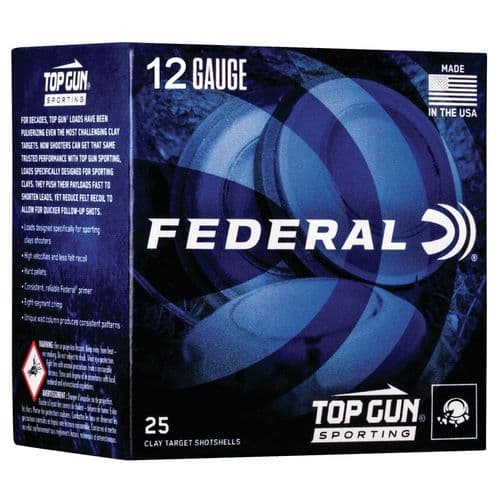 Federal TGS12878 Top Gun Sporting 12 Gauge 2.75" 1 oz 8 Shot 25 Bx/ 10 Cs Federal TGS12878 Top Gun Sporting 12 Gauge 2.75" 1 oz 8 Shot 25 Bx/ 10 Cs