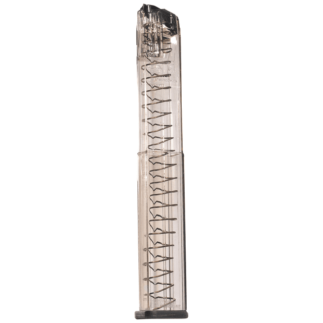 ETS Group GLK-18-40 Pistol Mags Clear Extended 40rd for 9mm Luger Glock 34,17,26,19,45,18 ETS Group GLK-18-40 Pistol Mags Clear Extended 40rd for 9mm Luger Glock 34,17,26,19,45,18