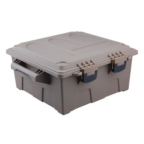 Reliant 10118 Ammo Crate Utility Box Tan Plastic 19" x 15.75" x 8" Reliant 10118 Ammo Crate Utility Box Tan Plastic 19" x 15.75" x 8"