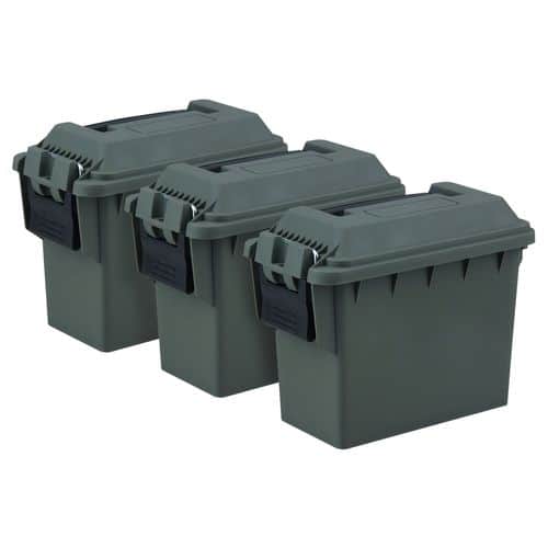 Reliant 10081 3-Piece Mini Ammo Box Green Plastic 8.50" x 6.75" x 4.25" (Empty Boxes) Reliant 10081 3-Piece Mini Ammo Box Green Plastic 8.50" x 6.75" x 4.25" (Empty Boxes)