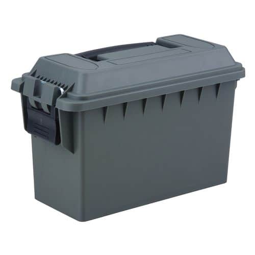 Reliant 10122 Ammo Box 50 Cal Green Plastic 13.75" x 7.50" x 9" (Empty Box) Reliant 10122 Ammo Box 50 Cal Green Plastic 13.75" x 7.50" x 9" (Empty Box)