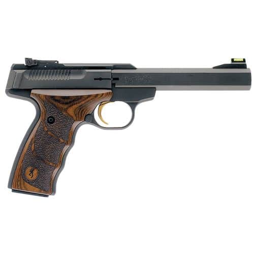 Browning 051428490 Buck Mark Plus *CA Compliant 22 LR 5.50" 10+1 Matte Black Matte Black Aluminum Slide Brown Laminate Ultragrip DX Grip 2 Browning 051428490 Buck Mark Plus *CA Compliant 22 LR 5.50" 10+1 Matte Black Matte Black Aluminum Slide Brown Laminate Ultragrip DX Grip 2