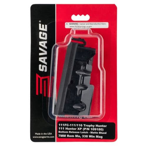 Savage Arms 55253 OEM Blued Detachable 3rd 7mm Rem Mag, 338 Win Mag Savage Axis, Apex, 10, 110, 11, 16 Savage Arms 55253 OEM Blued Detachable 3rd 7mm Rem Mag, 338 Win Mag Savage Axis, Apex, 10, 110, 11, 16