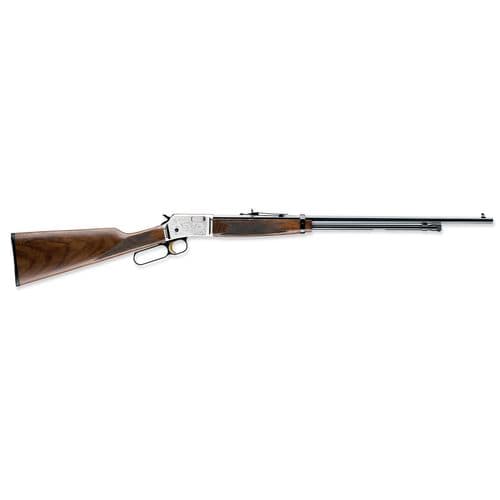 Browning 024105155 BL-22 Grade II 22 LR, Short, Long 15+1 Cap 24" Blued Octagon Satin Nickel Rec Satin Black Walnut Stock Right Hand (Full Size) Browning 024105155 BL-22 Grade II 22 LR, Short, Long 15+1 Cap 24" Blued Octagon Satin Nickel Rec Satin Black Walnut Stock Right Hand (Full Size)