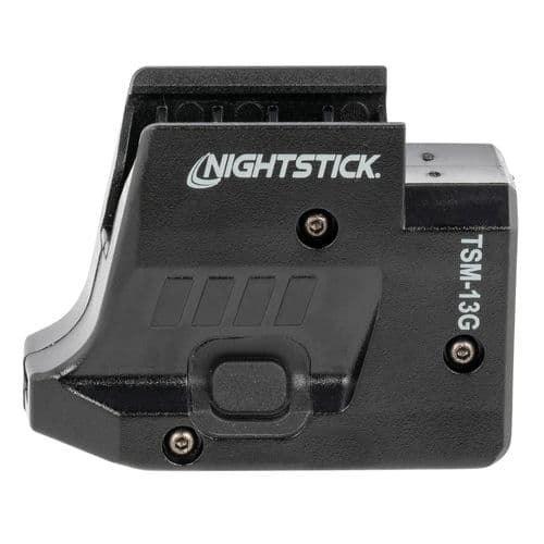 Nightstick TSM13G Subcompact Weapon Light w/Laser Sig P365/XL/SAS 150 Lumens Output White LED Light Green Laser 104 Meters Beam Matte Black Polymer Nightstick TSM13G Subcompact Weapon Light w/Laser Sig P365/XL/SAS 150 Lumens Output White LED Light Green Laser 104 Meters Beam Matte Black Polymer